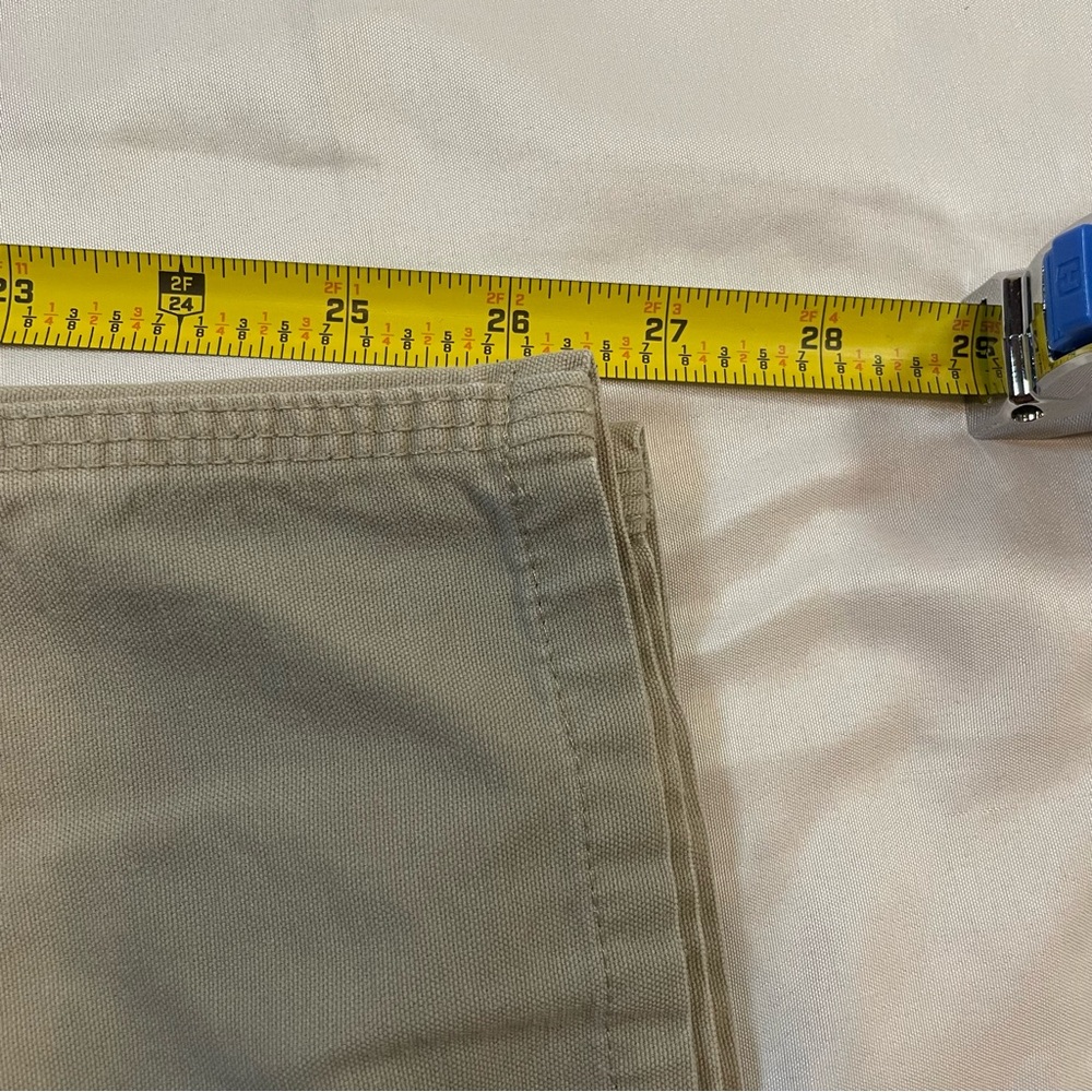 Carhartt Mens B151-TAN Loose Fit Canvas Work Dungaree Pants Tan 38x30 - Picture 5 of 9